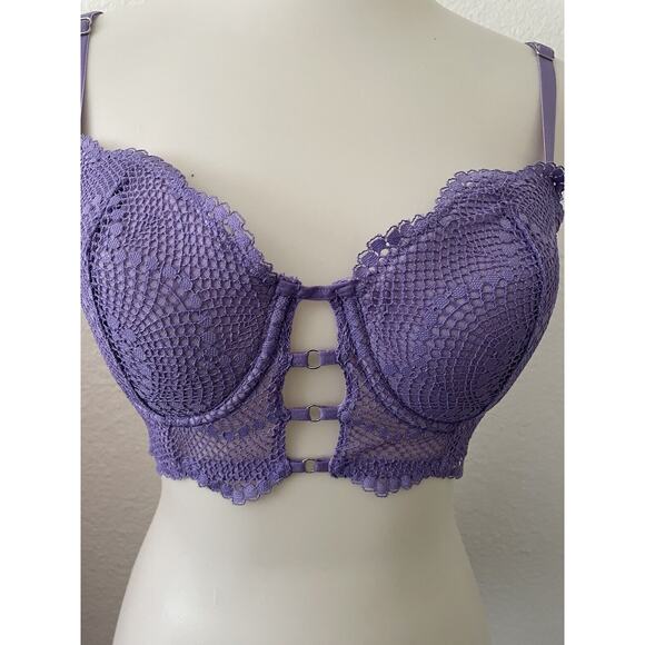 Adore Me Margaritte Lingerie Push Up Balconette Lace - Picture 2 of 7